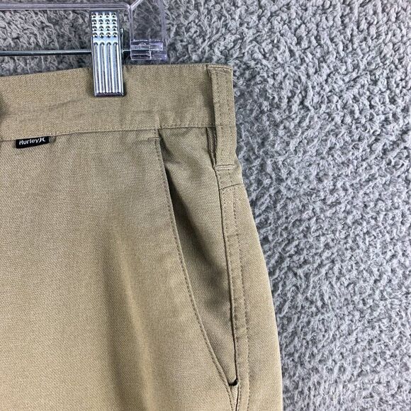 Nike Hurley‎ Shorts Men 32 Tan Golf Golfer Preppy Outdoor Casual 34x10 Athletic - Picture 4 of 16